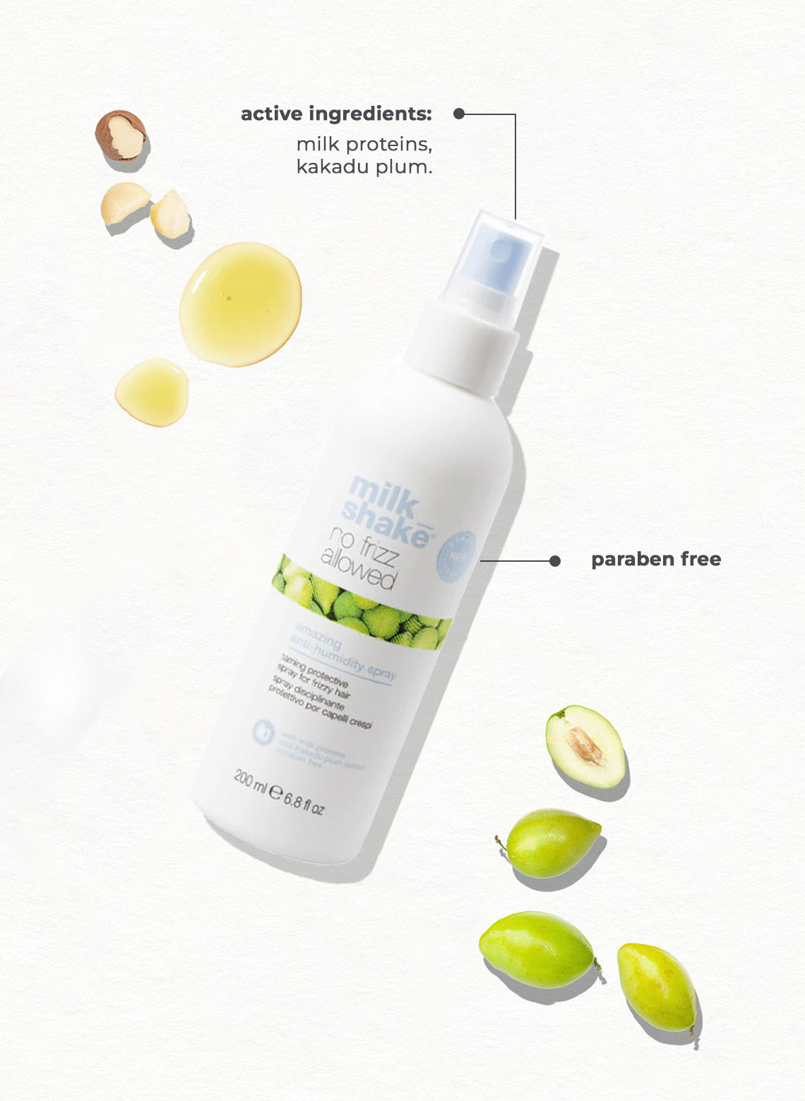 no frizz allowed amazing anti-humidity spray 200ml