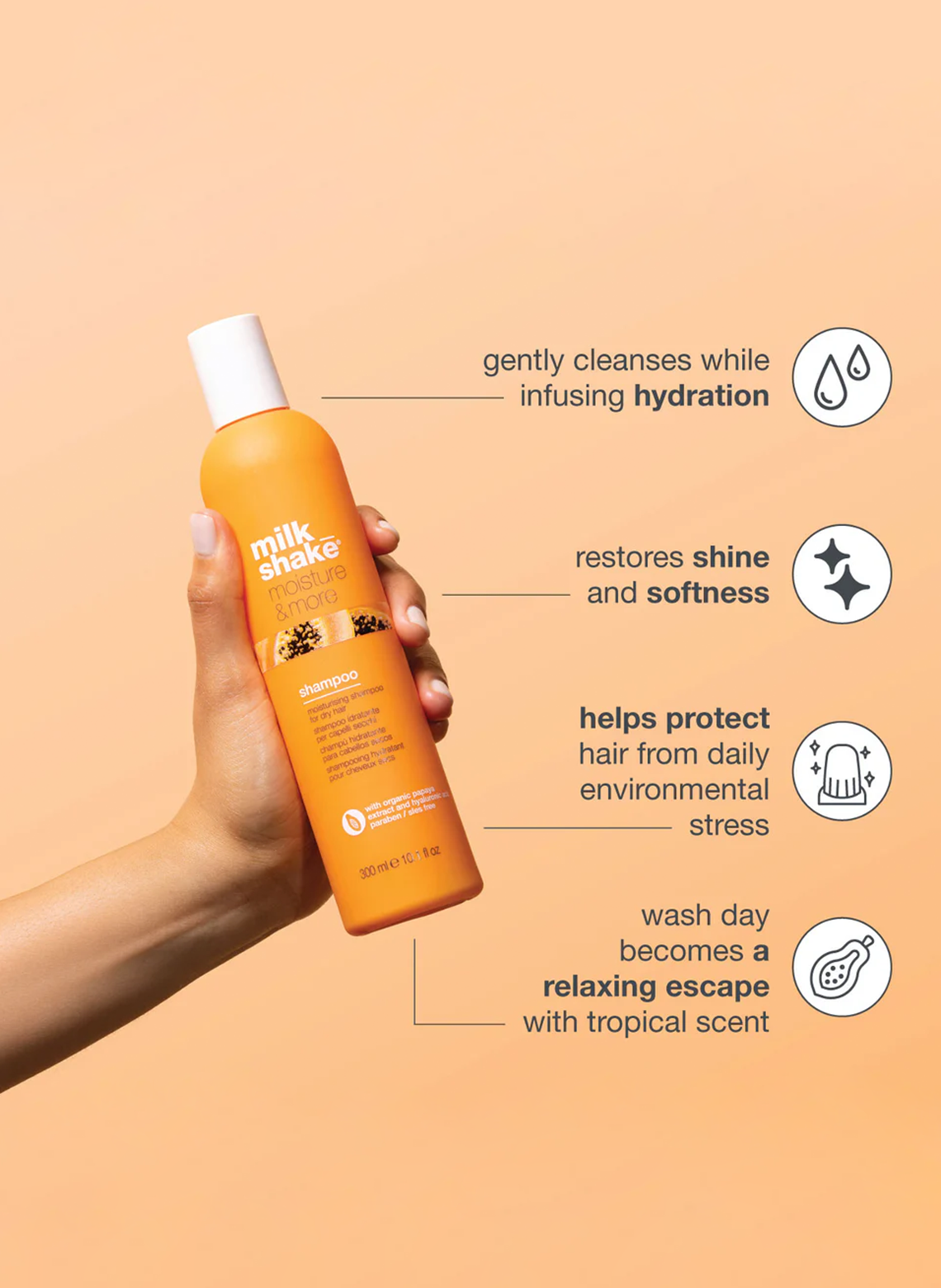 moisture & more shampoo 300ml