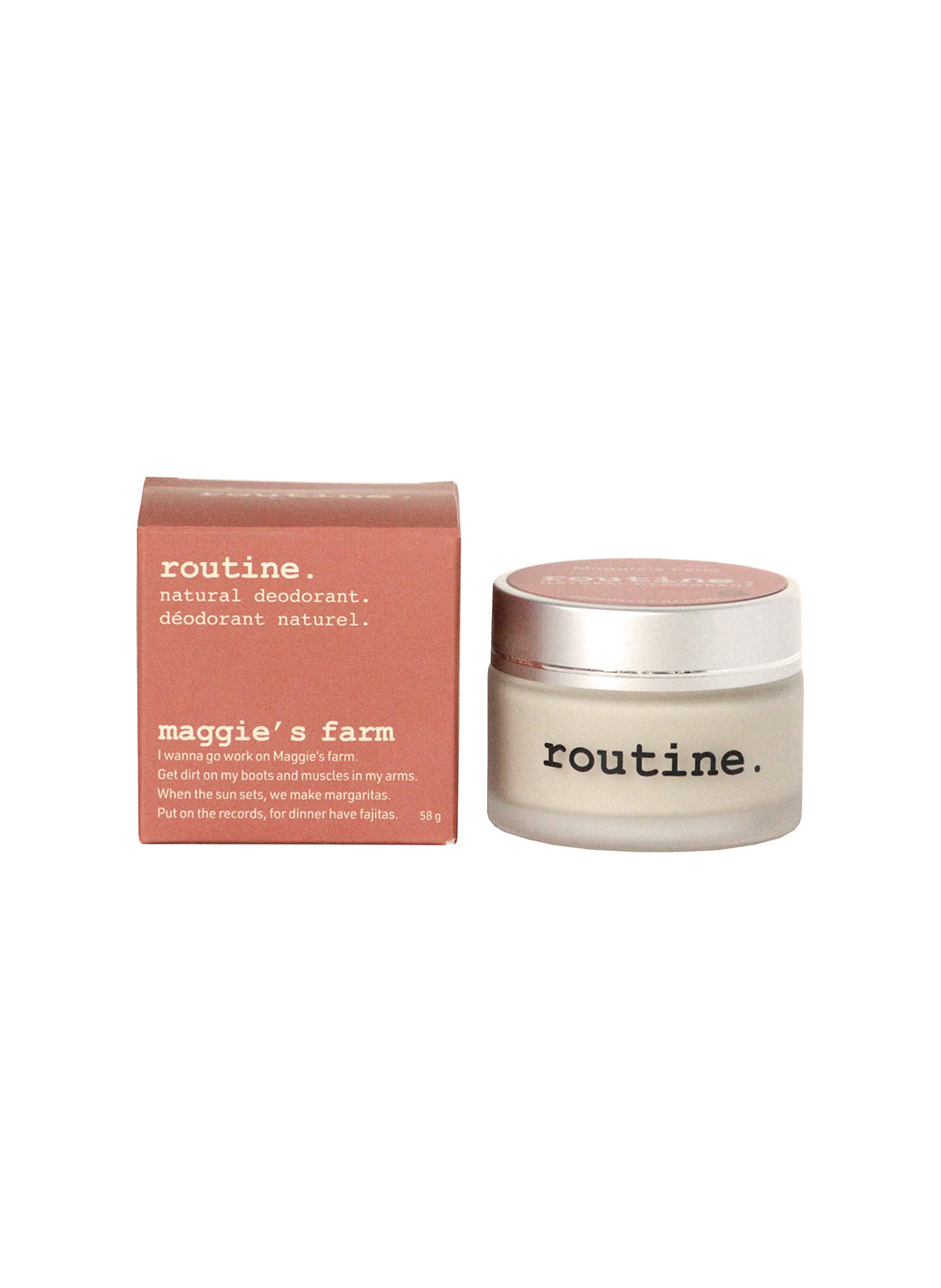 routine Maggie's Farm Natural Deodorant