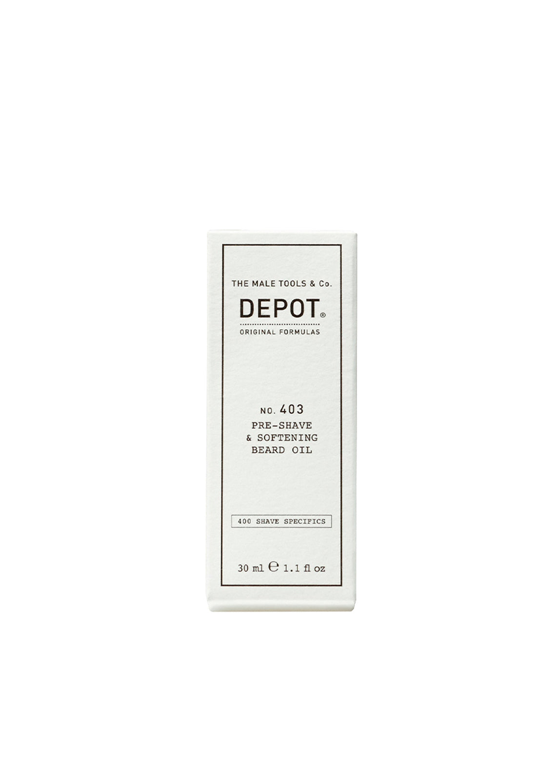 DEPOT NO. 403 PRE-SHAVE&SOFTENING BEARD OIL