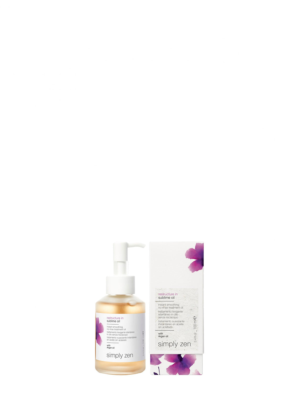 simply zen restructure in sublime oil 100ml