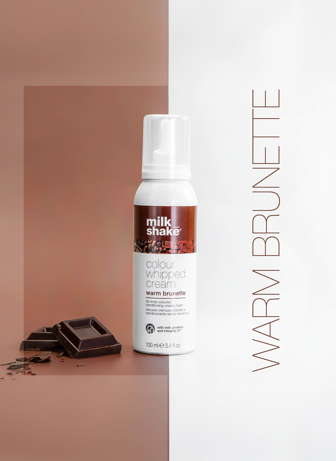 colour whipped cream warm brunette 100ml