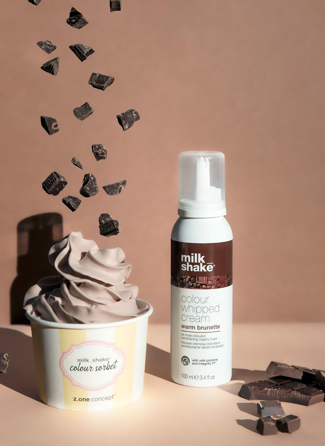 colour whipped cream warm brunette 100ml