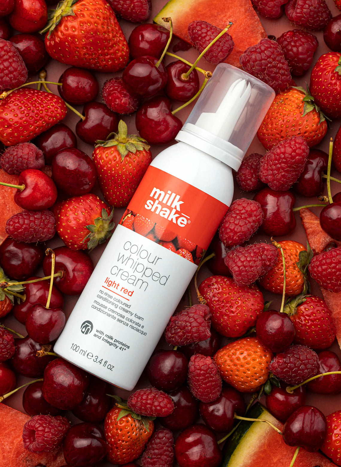 colour whipped cream light red 100ml
