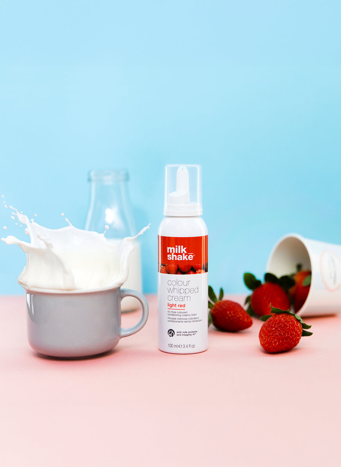colour whipped cream light red 100ml