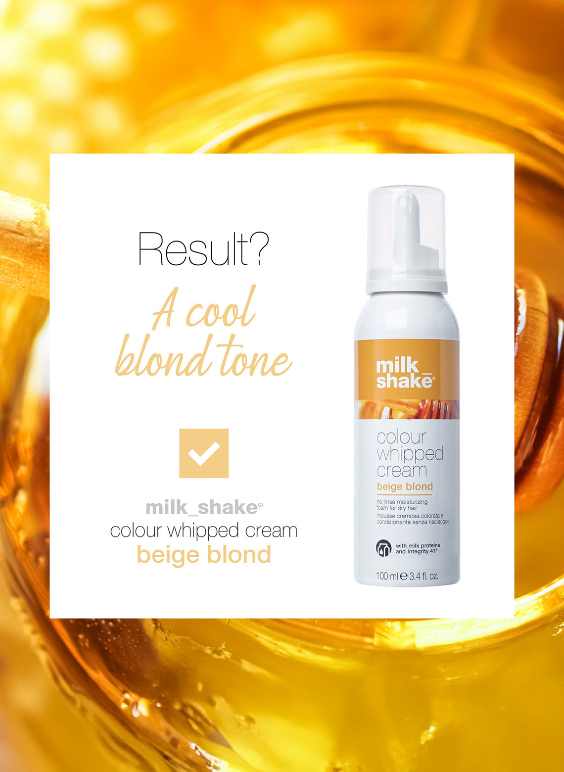 colour whipped cream beige blond 100ml