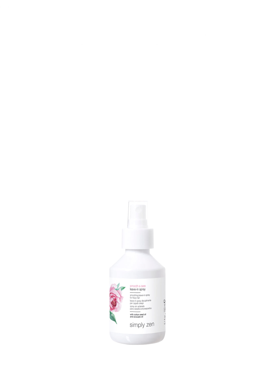 simply zen smooth & care leave in spray 150ml