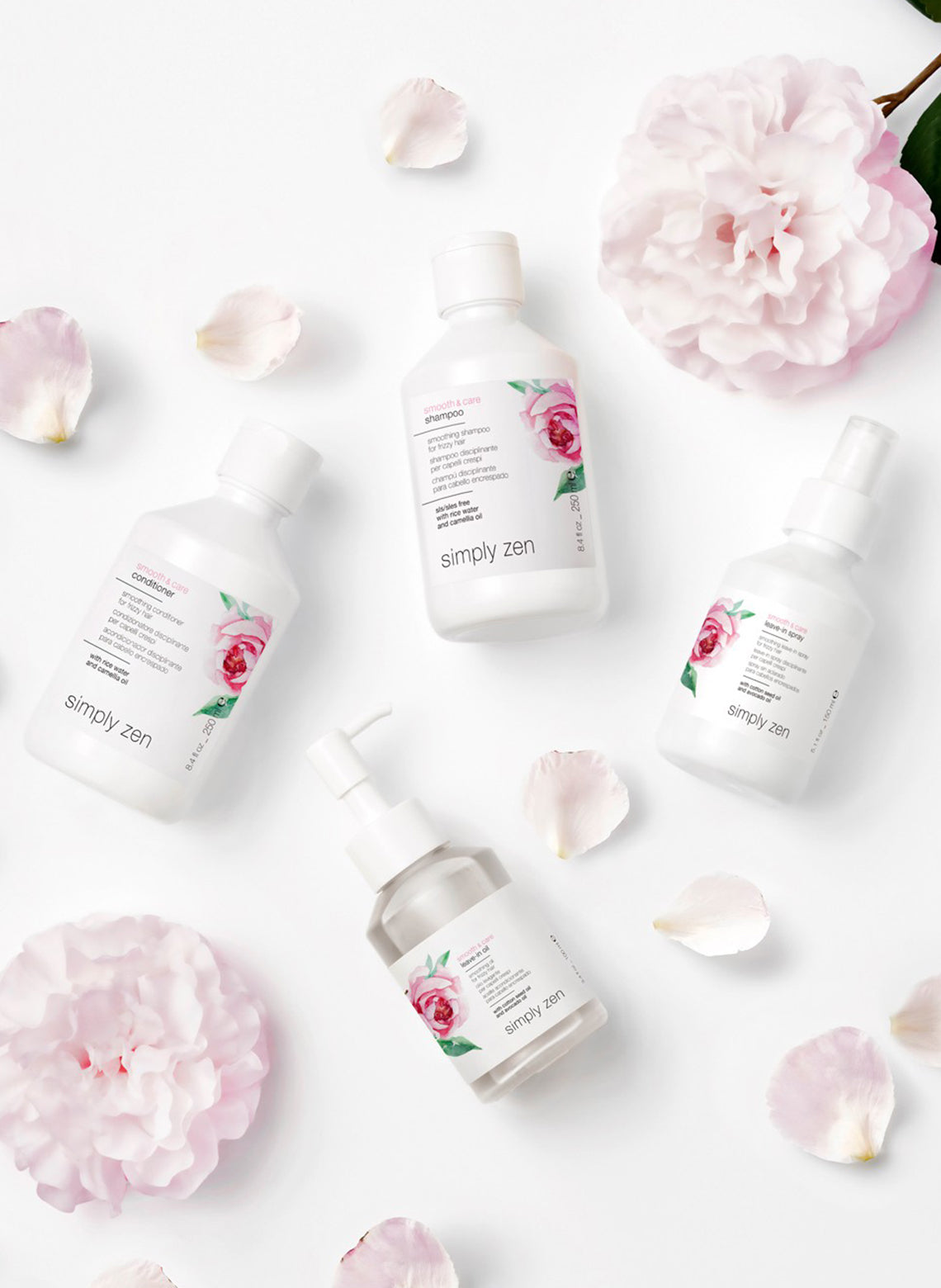 simply zen smooth & care leave in spray 150ml