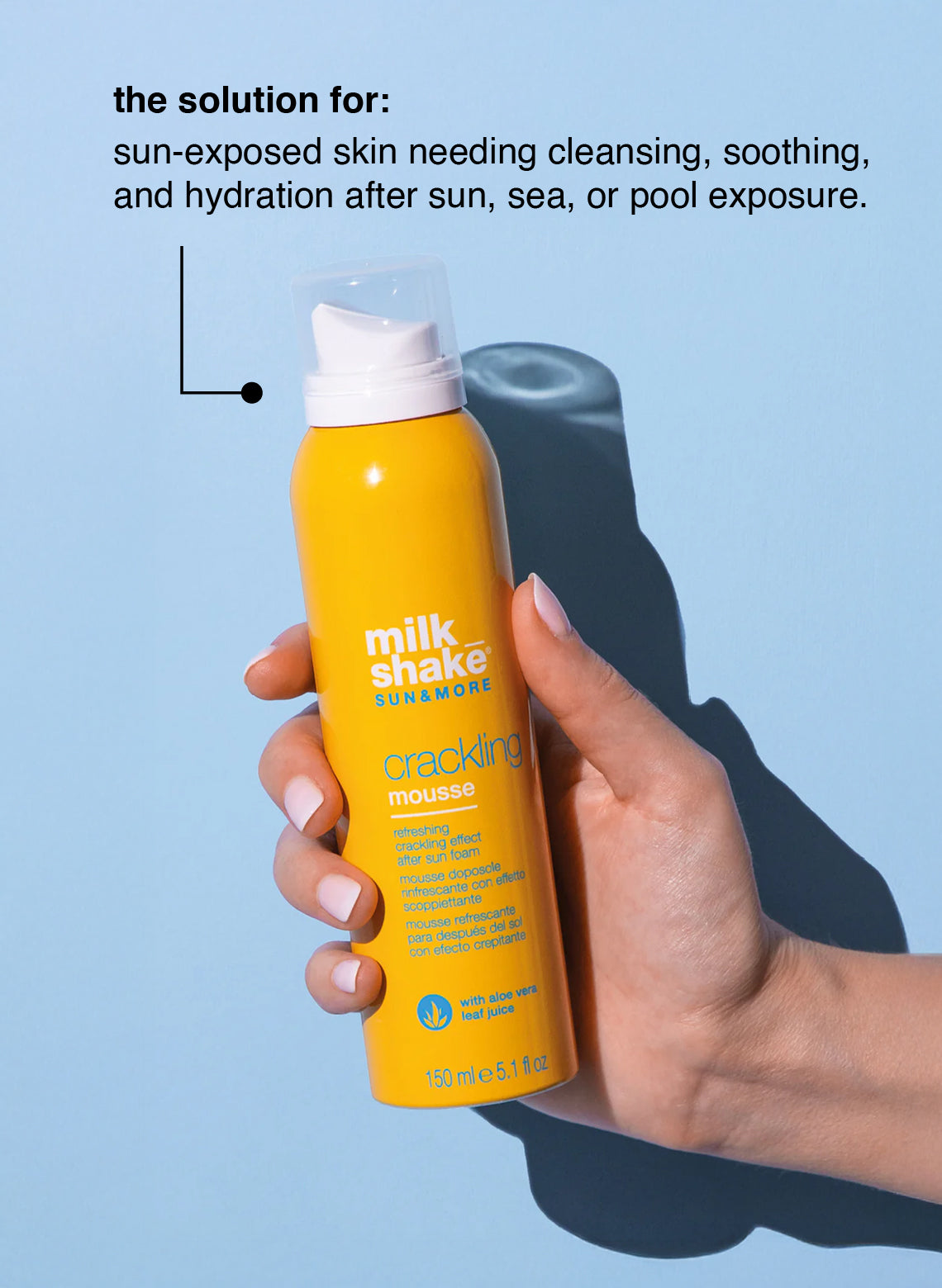 sun & more crackling mousse 150ml