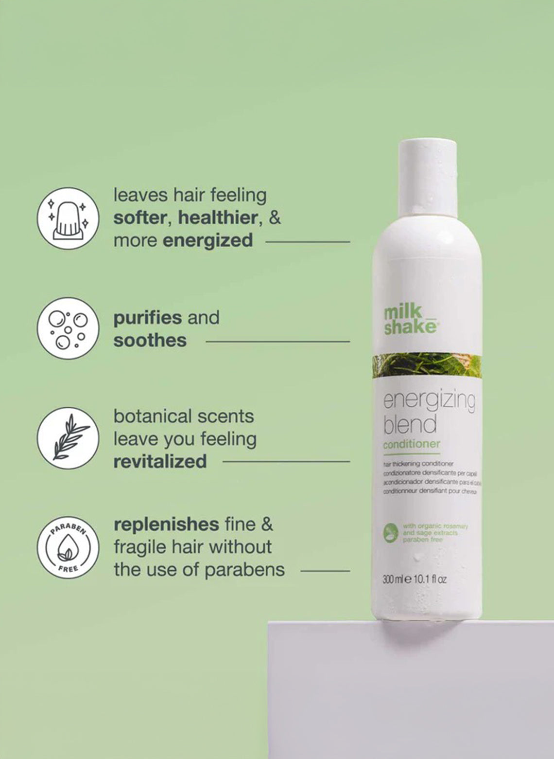 energizing blend conditioner 300ml - Aretha Natural Beauty