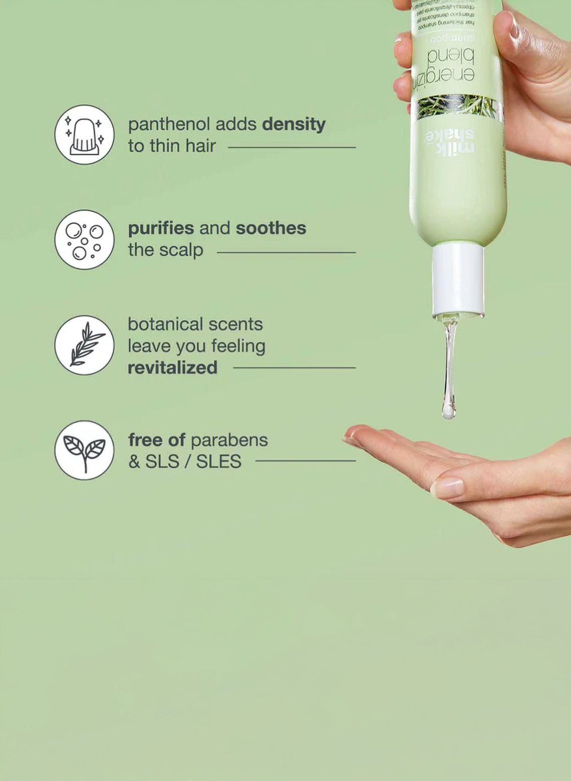 energizing blend shampoo 300ml - Aretha Natural Beauty