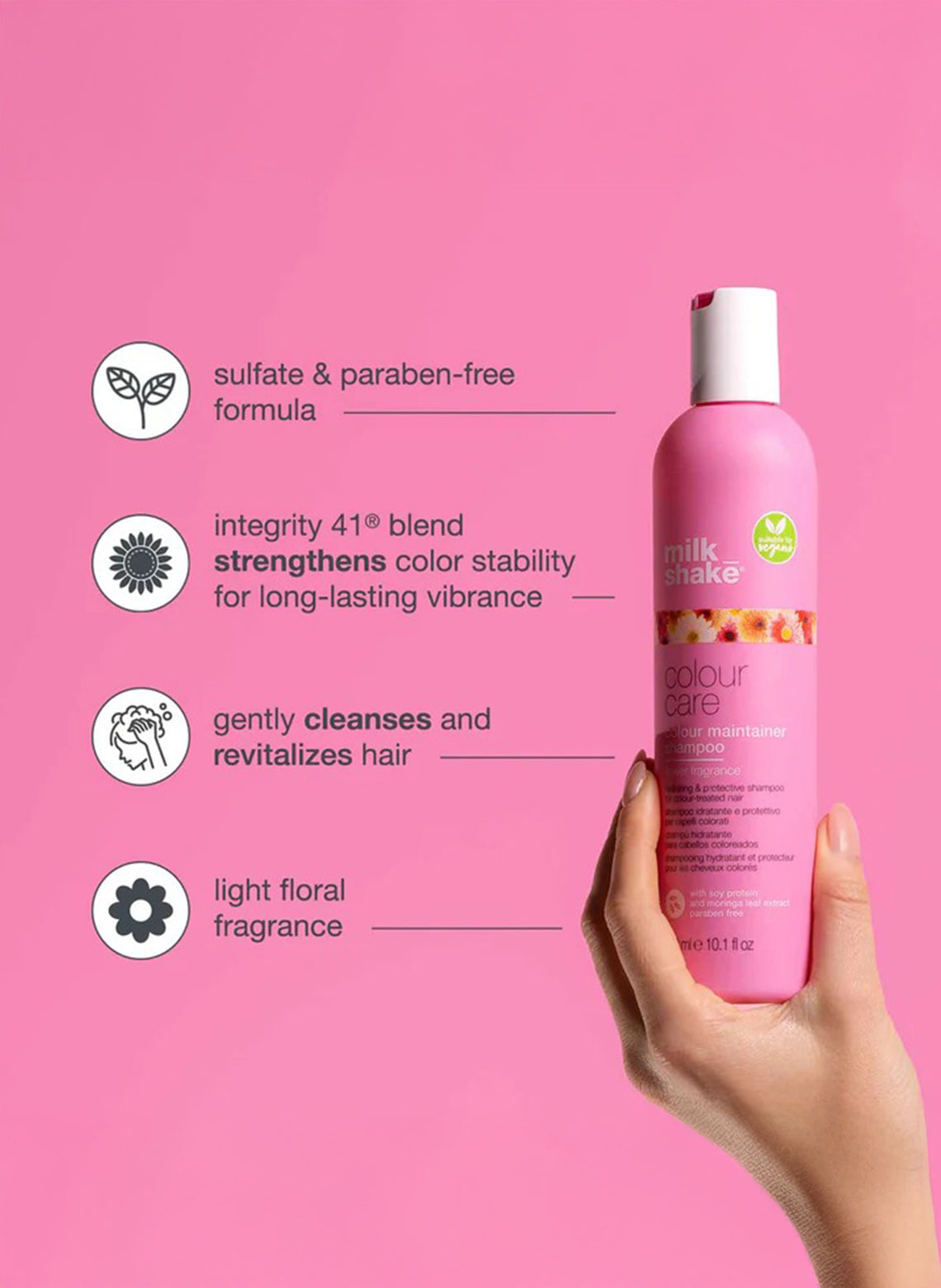 colour maintainer shampoo flower 300ml - Aretha Natural Beauty