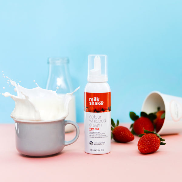 Light Red Color Whipped Cream Leave In 100ml