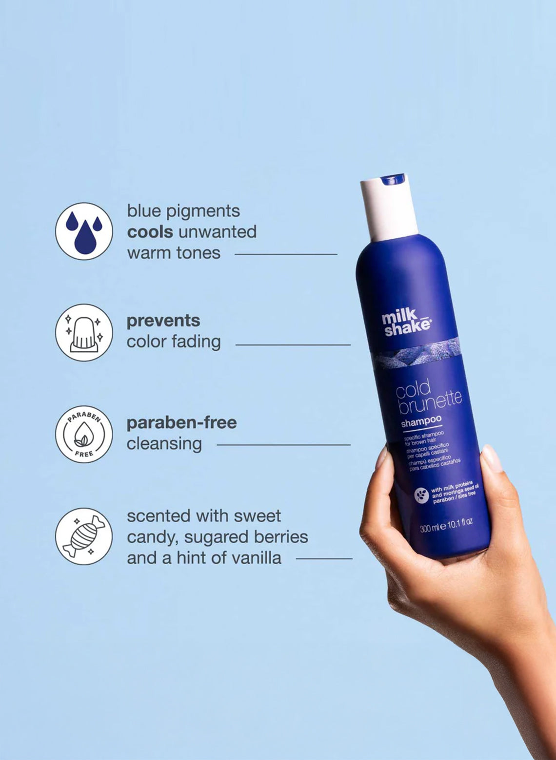 cold brunette shampoo 300ml