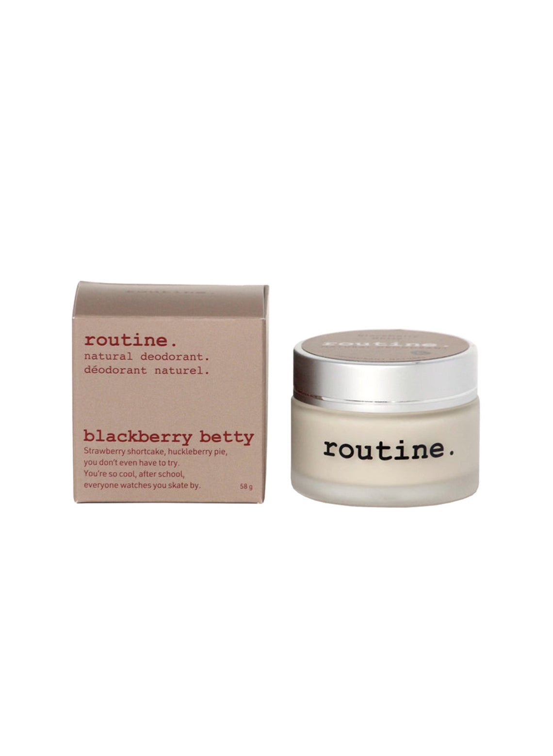 routine Blackberry Betty Natural Deodorant - Aretha Natural Beauty 