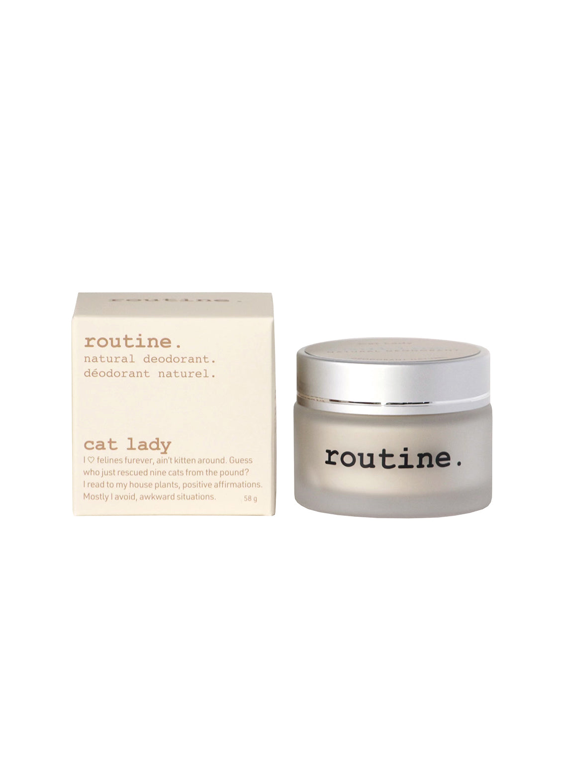 routine Cat Lady Natural Deodorant