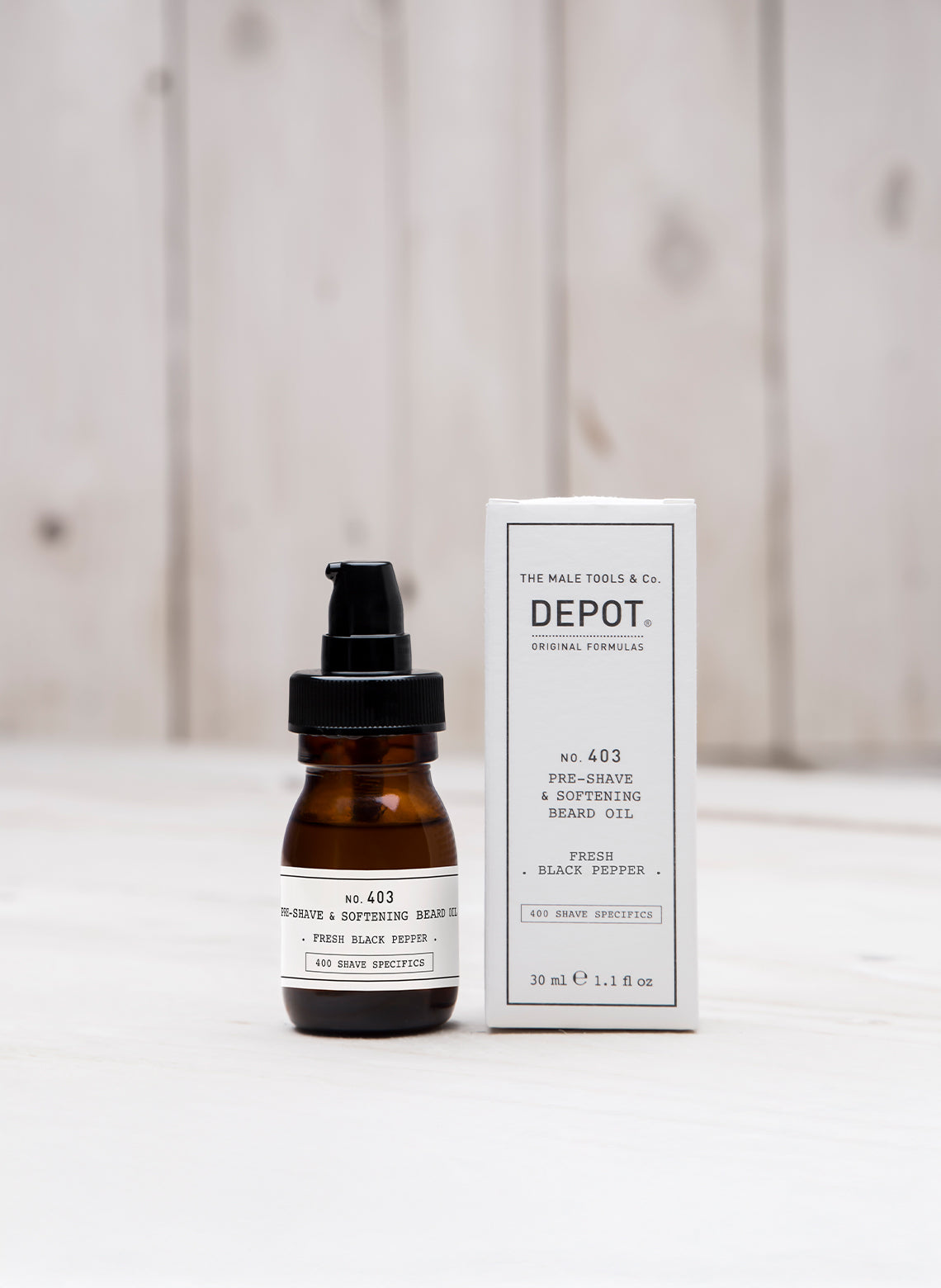 DEPOT NO. 403 PRE-SHAVE&SOFTENING BEARD OIL - Aretha Natural Beauty 