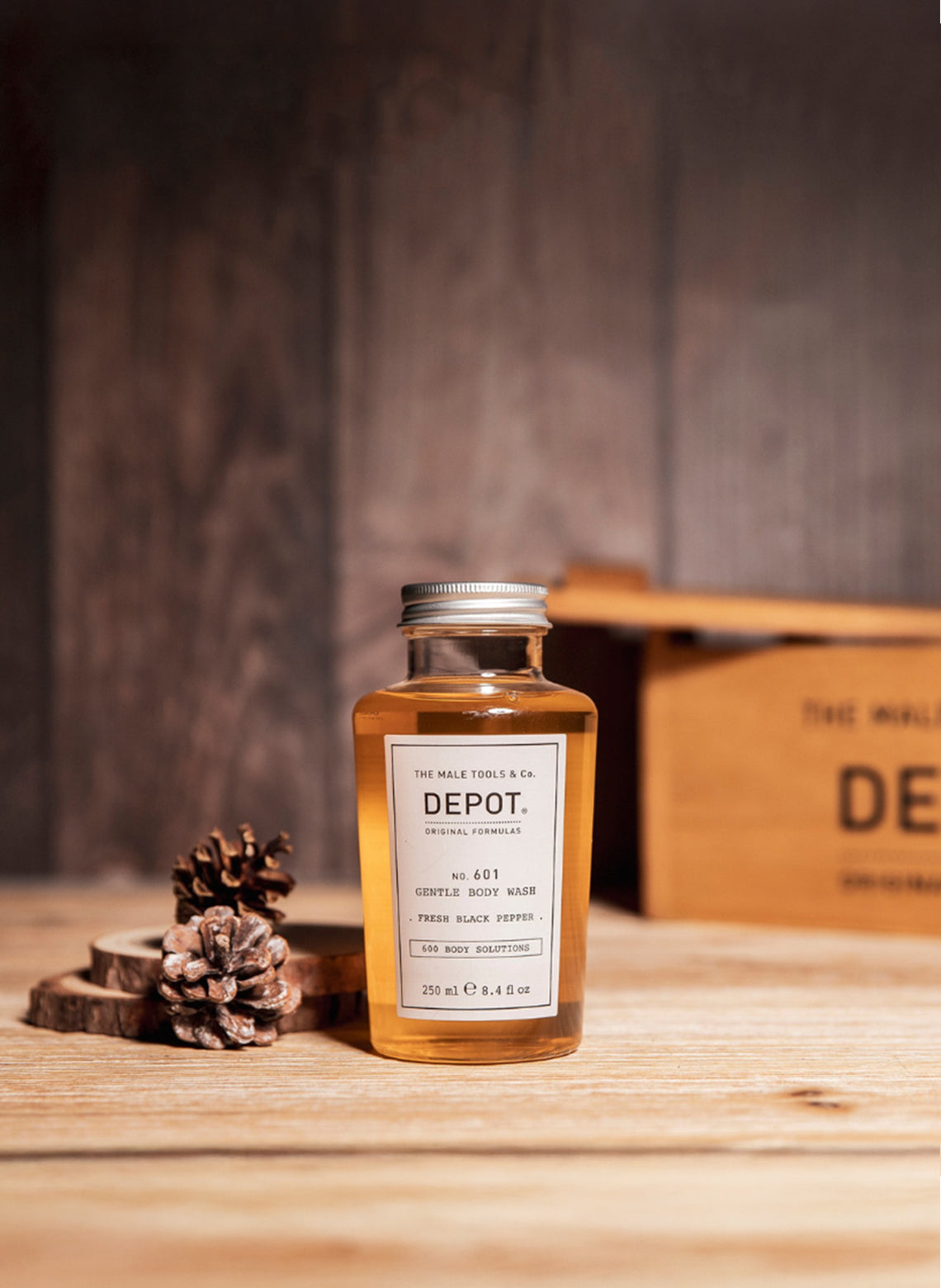 DEPOT NO. 601 GENTLE BODY WASH FRESH BLACK PEPPER - Aretha Natural Beauty 