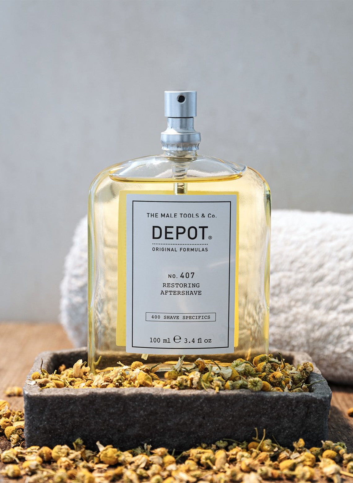 DEPOT NO. 407 RESTORING AFTERSHAVE - Aretha Natural Beauty 