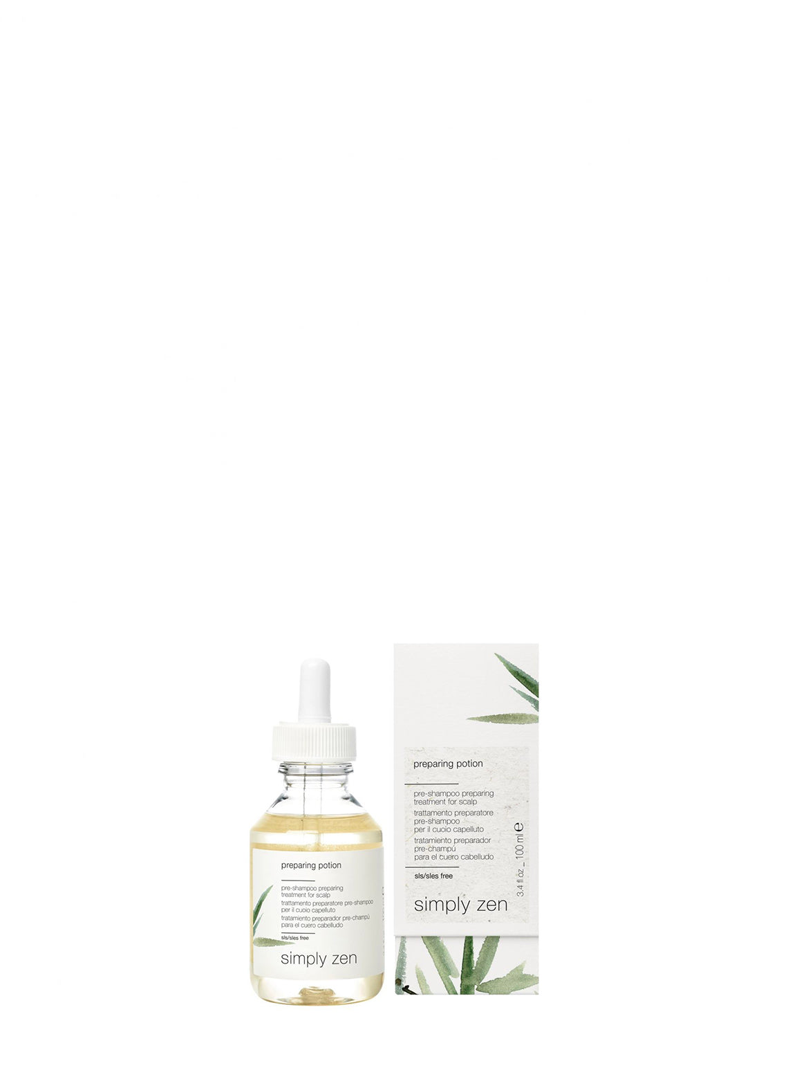 simply zen preparing potion 100ml