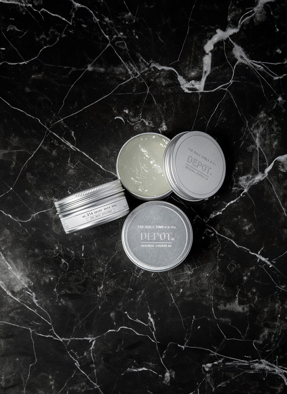DEPOT NO. 314 SHINY HAIR WAX - Aretha Natural Beauty 
