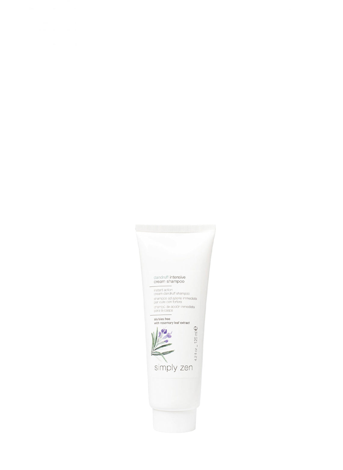 simply zen dandruff intensive cream shampoo 125ml