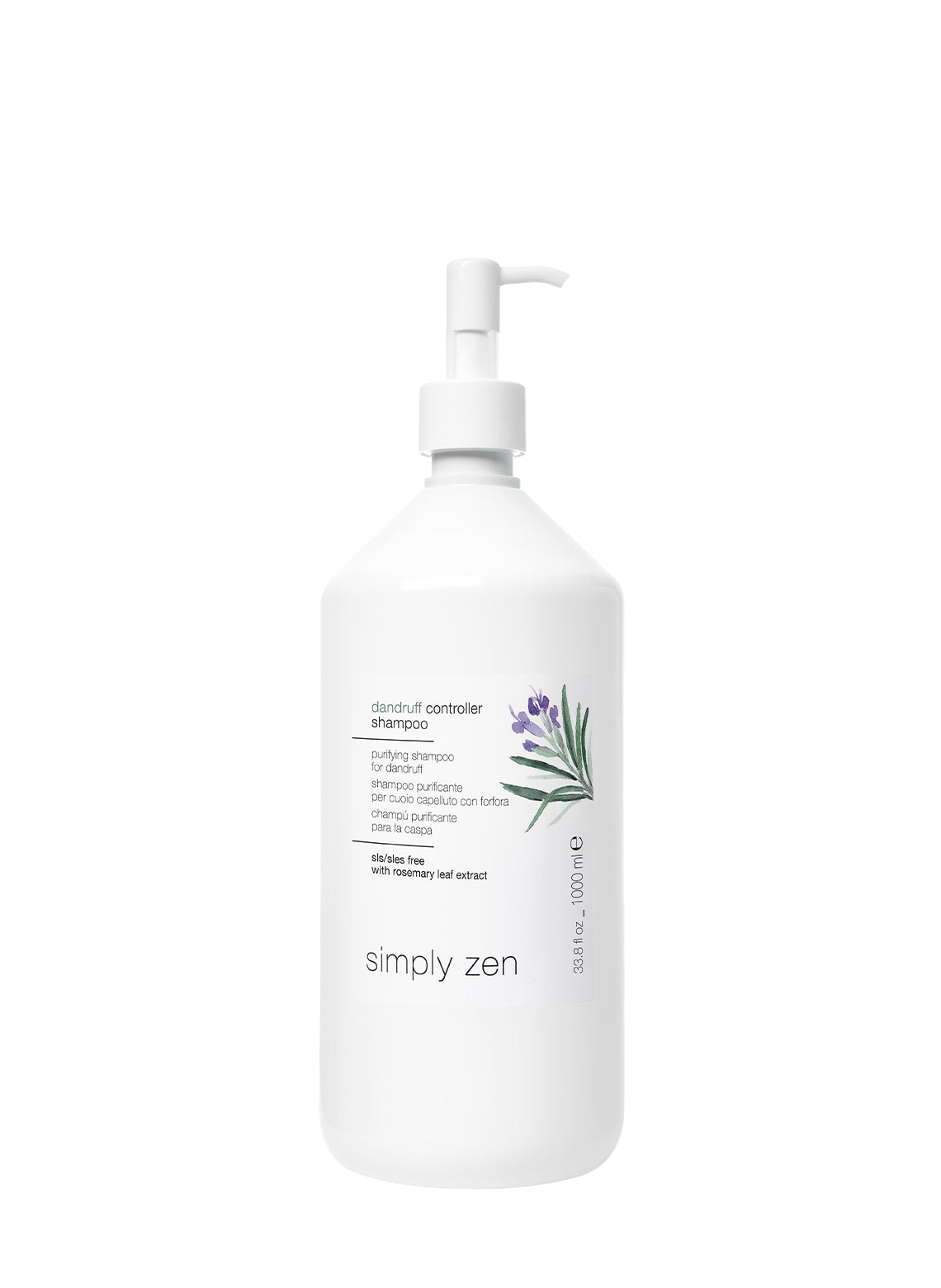 simply zen dandruff controller shampoo 1000ml - Aretha Natural Beauty 
