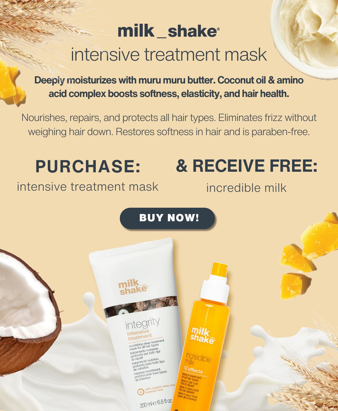 Integrity Intensive Mask + Incredible Milk Bundle