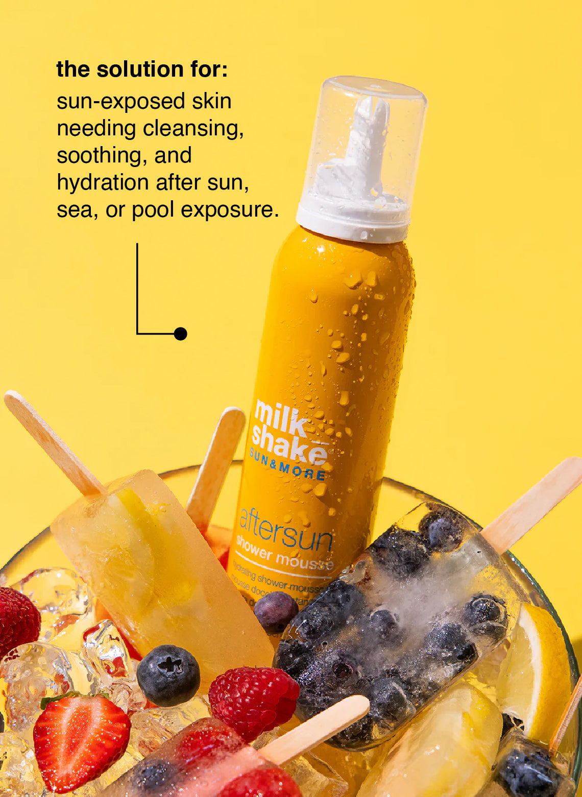 sun & more aftersun shower mousse 200ml