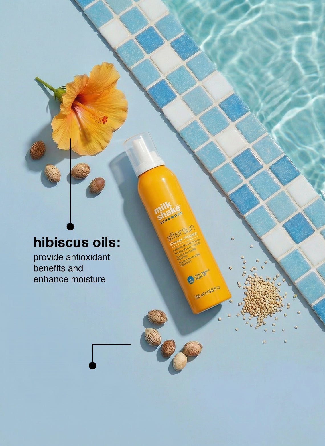 milk_shake sun & more aftersun shower mousse 200ml