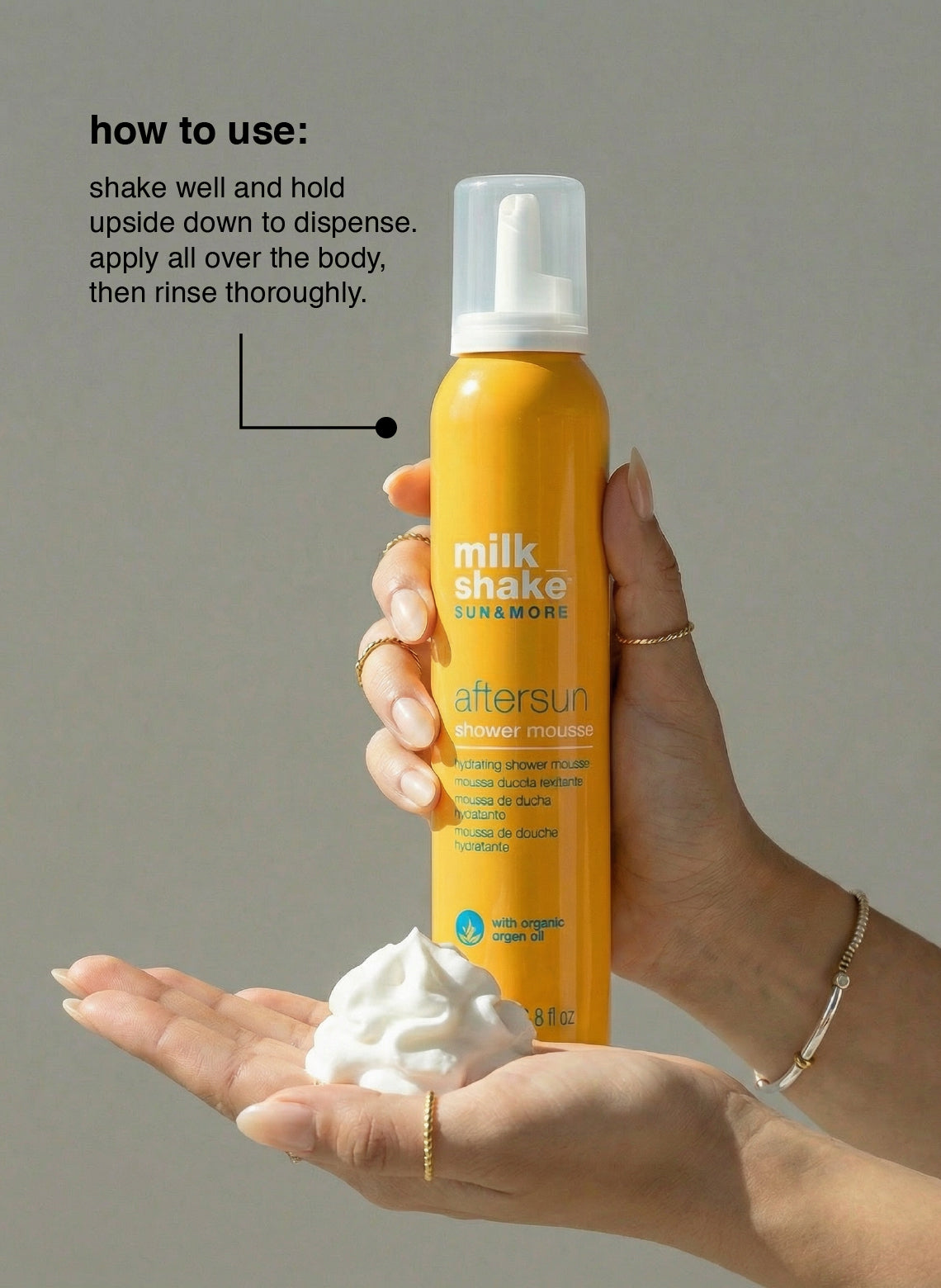 milk_shake sun & more aftersun shower mousse 200ml