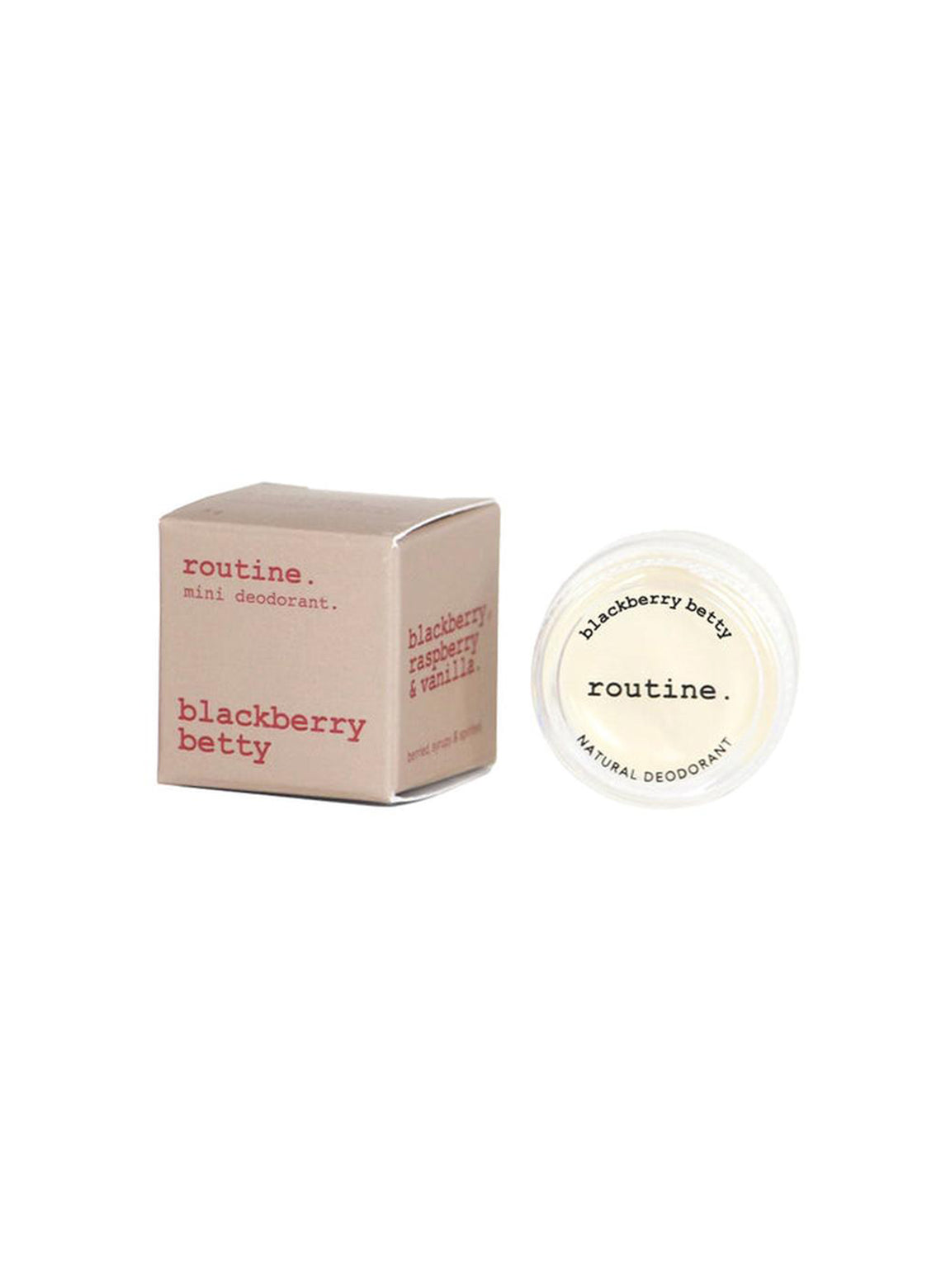 routine Blackberry Betty Mini Deodorant - Aretha Natural Beauty 