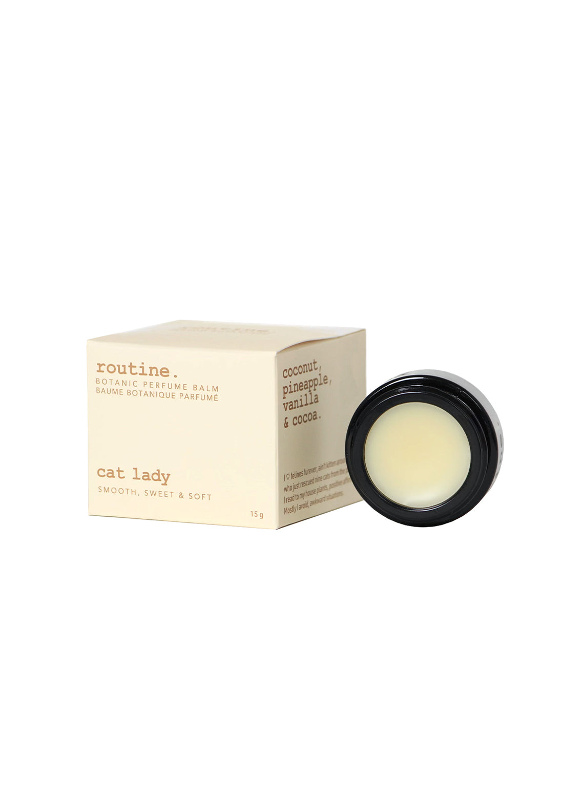 routine Cat Lady Natural Solid Perfume