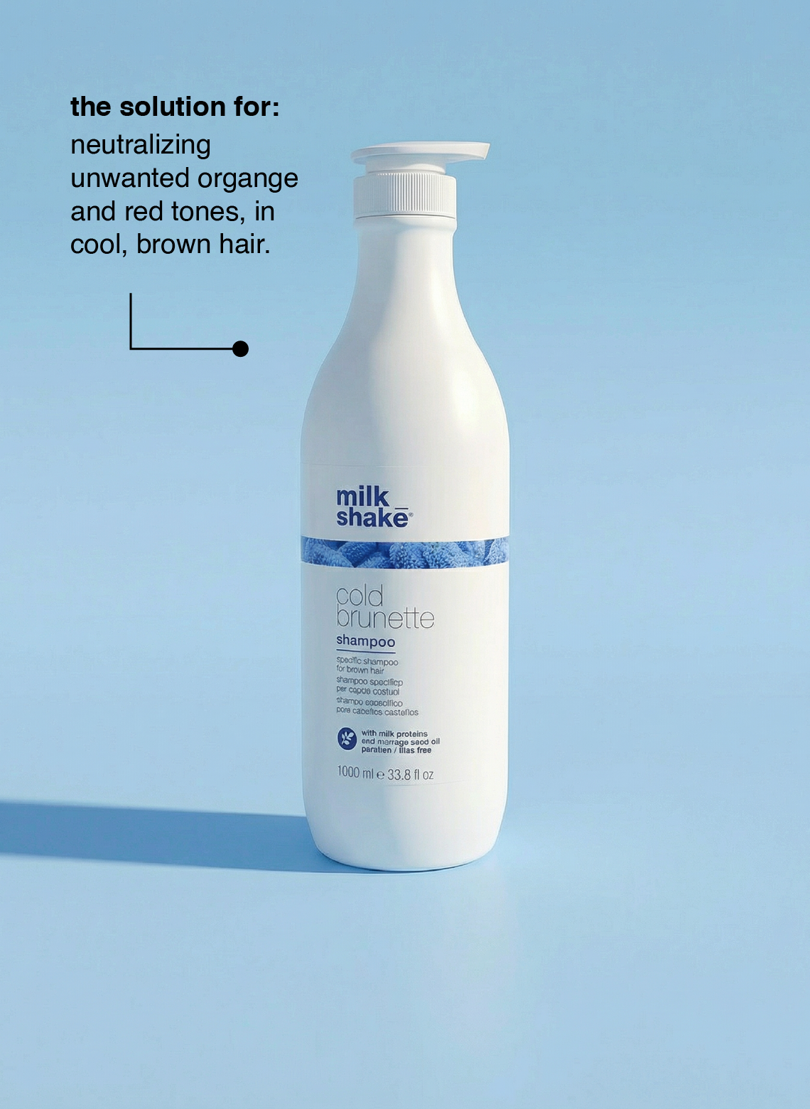 cold brunette shampoo 1LT