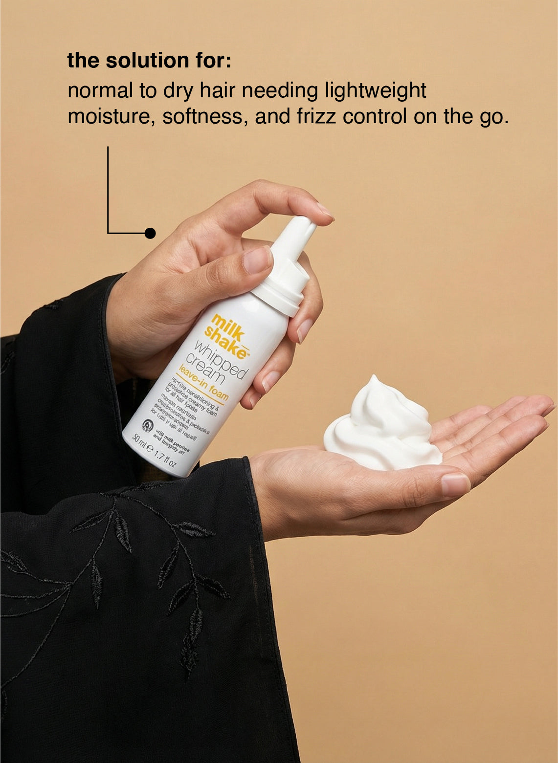 leave in conditioning whipped cream 50ml