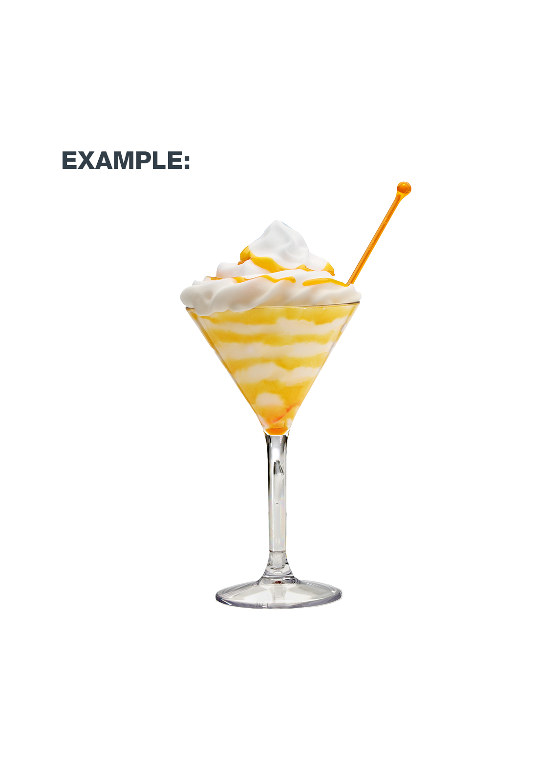 milk_shake cocktail glass with stir