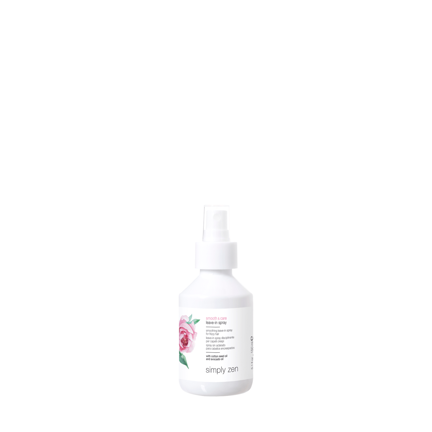 simply zen smooth & care leave in spray 150ml