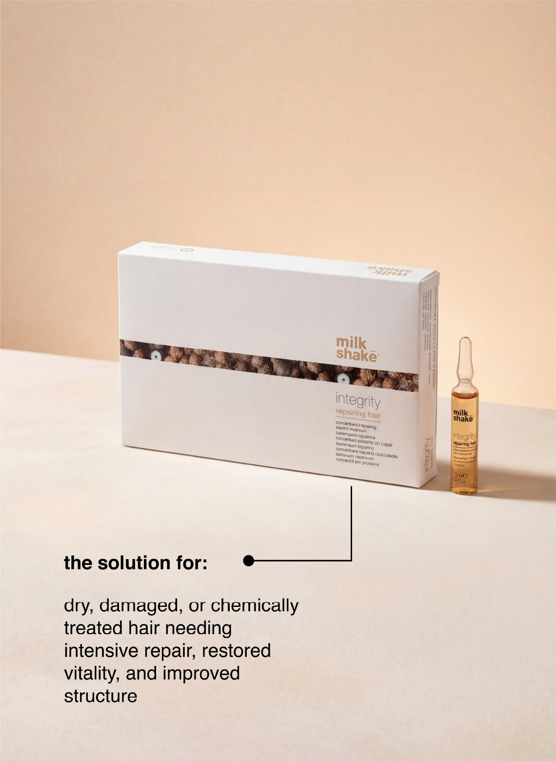 integrity repairing hair lotion 12ml x 8 vials