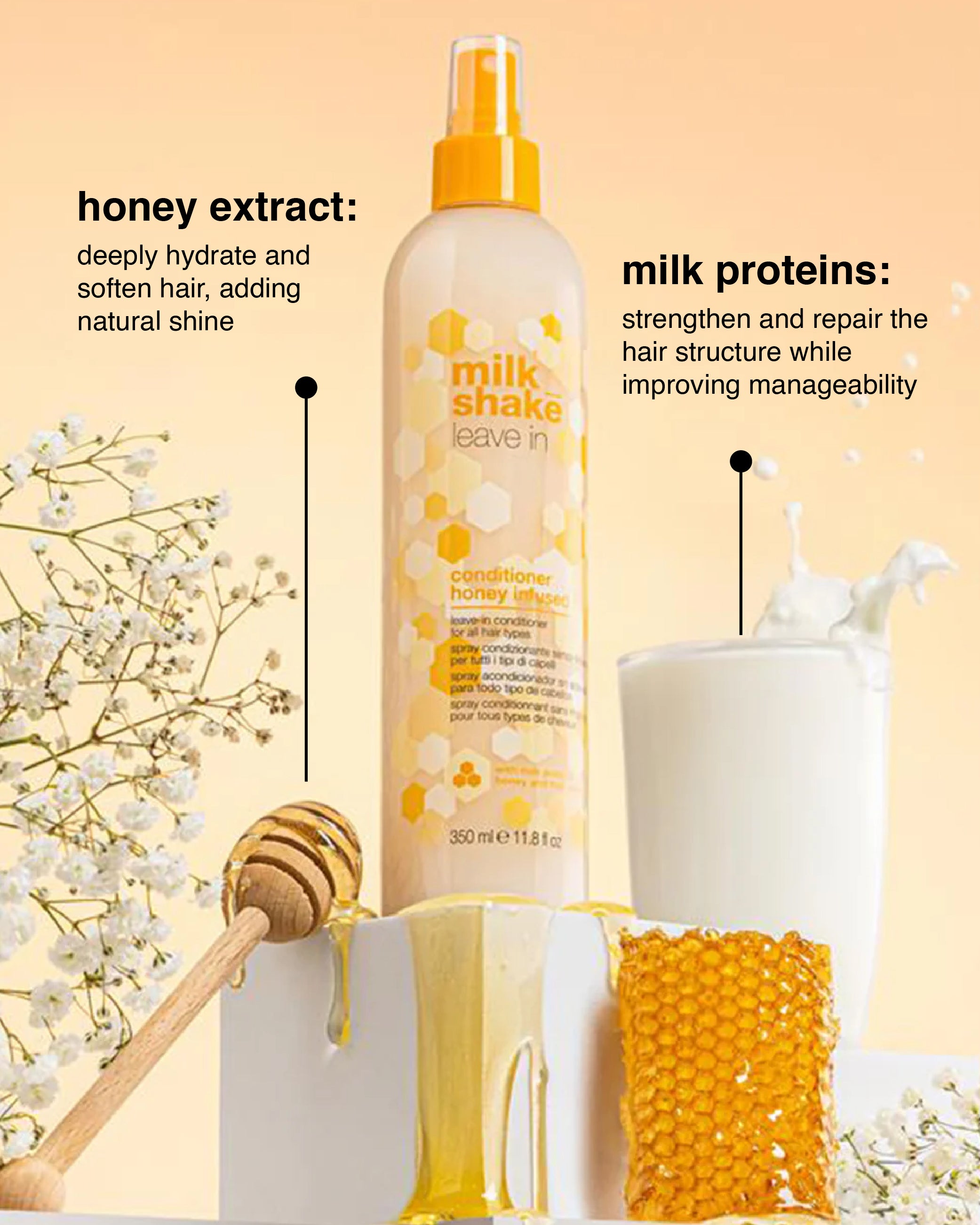 milk_shake leave in conditioner honey-infused 350ml