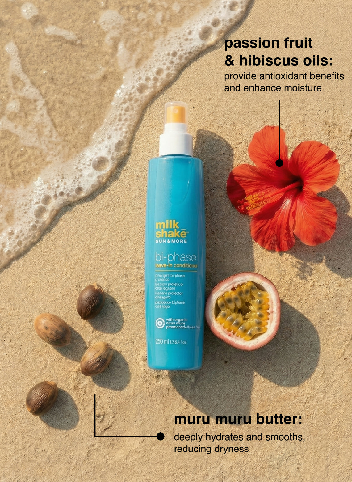 sun & more bi-phase leave in conditioner 250ml