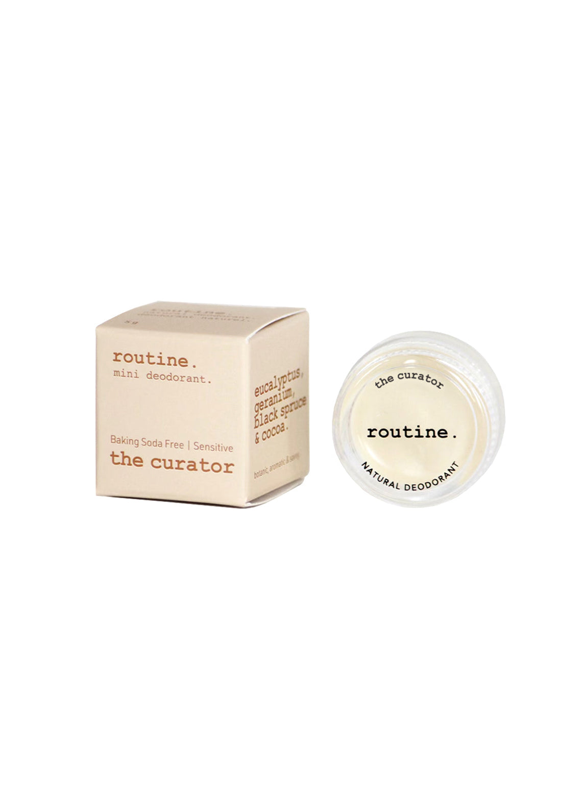 routine The Curator Mini Deodorant - Aretha Natural Beauty 