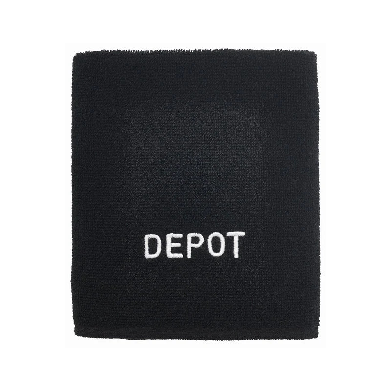 DEPOT NO. 714 BLACK HAIR TOWEL