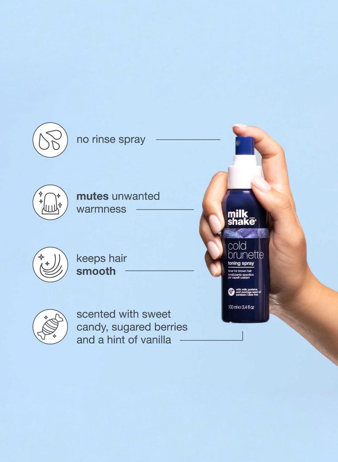 cold brunette toning spray 100ml