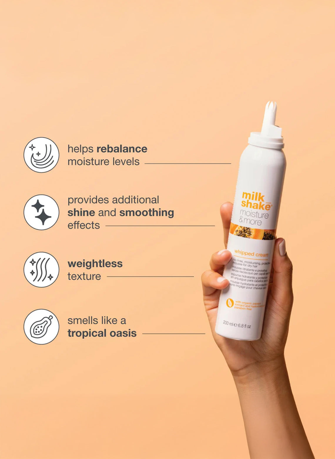 moisture & more whipped cream 200ml