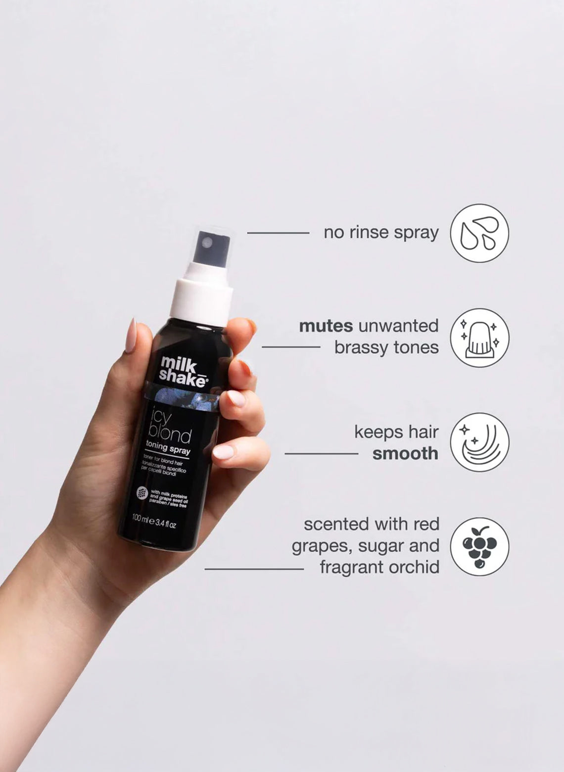icy blond toning spray 100ml