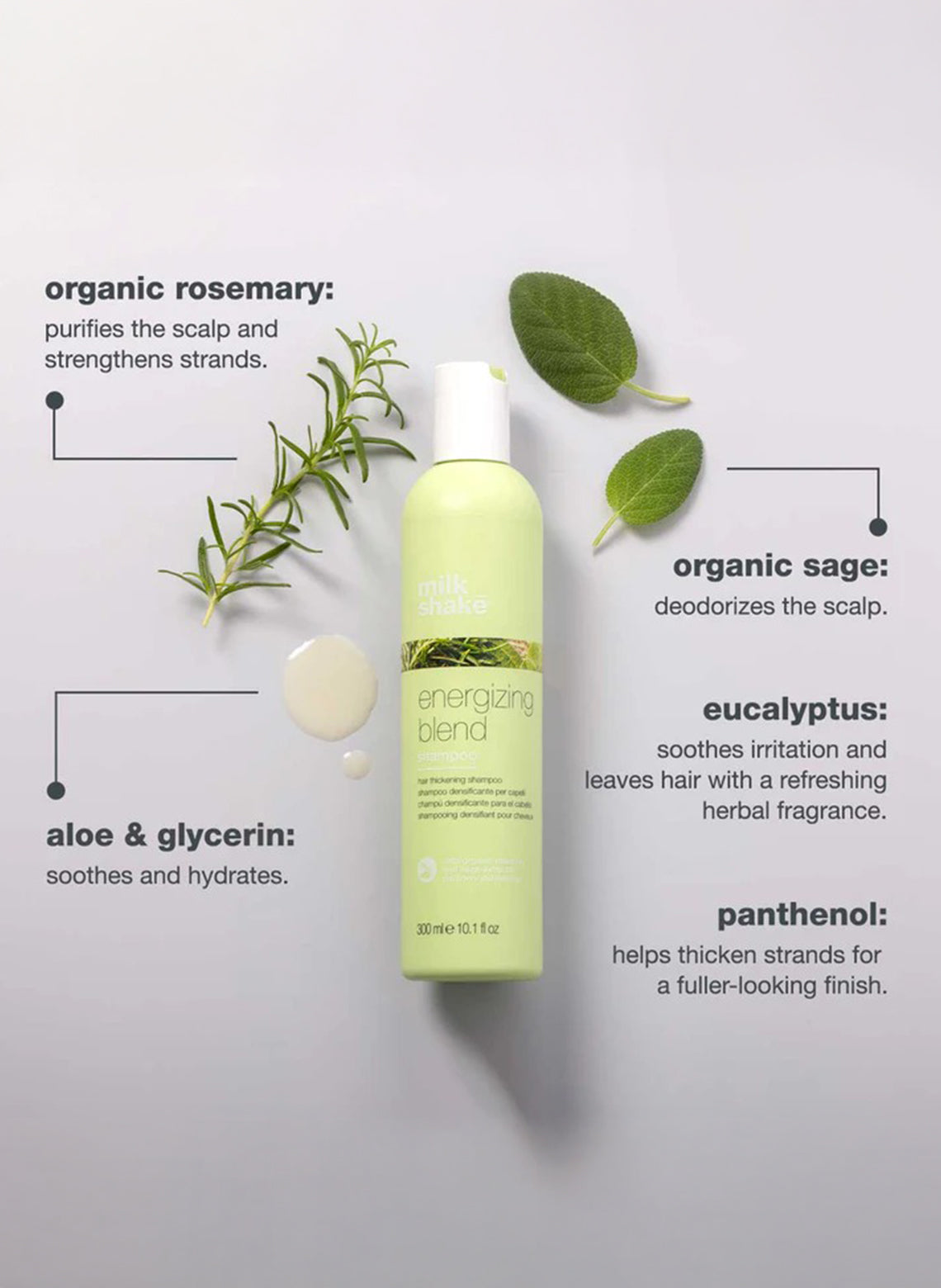 energizing blend shampoo 300ml - Aretha Natural Beauty 