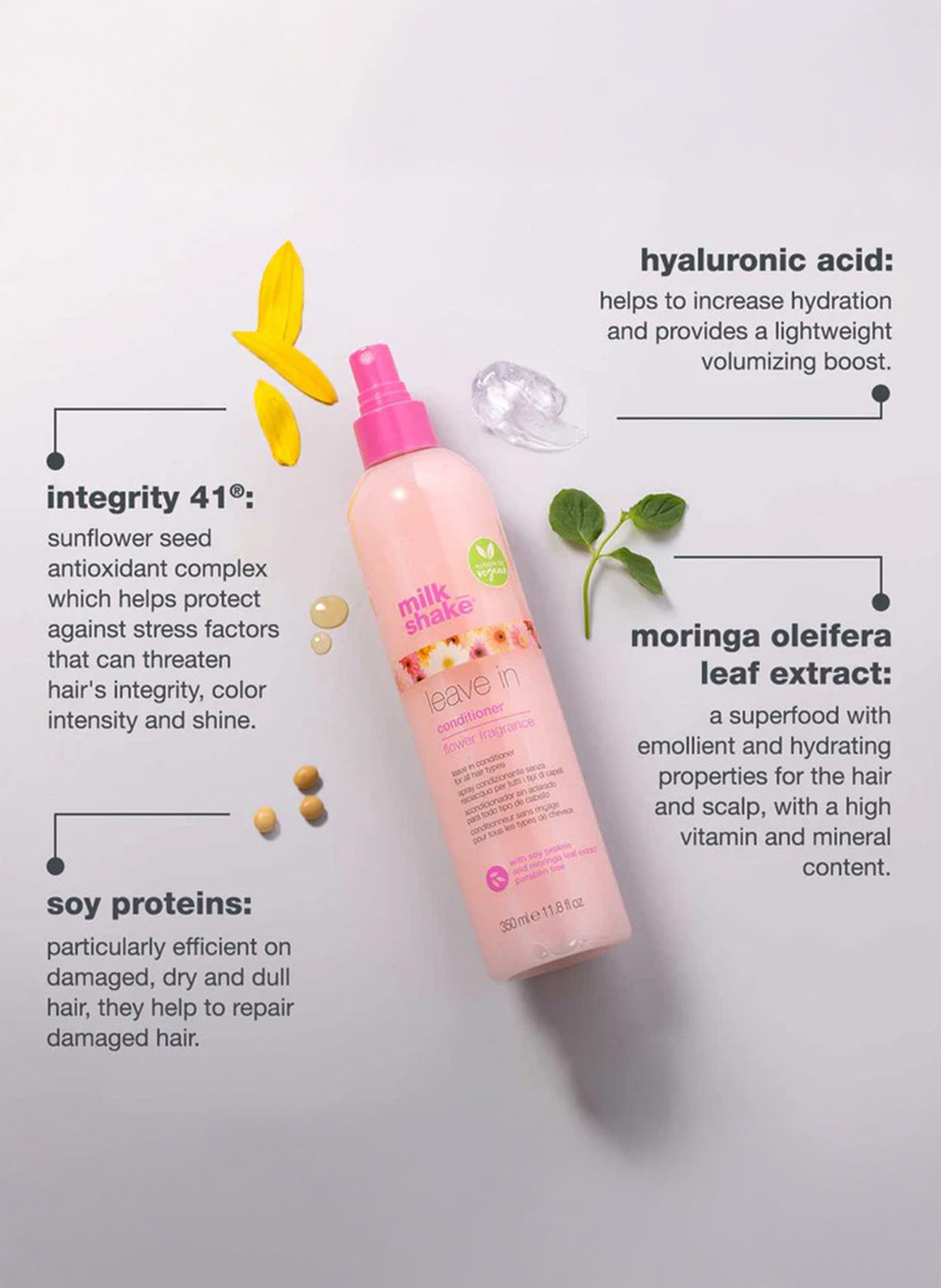 leave in conditioner flower 350ml - Aretha Natural Beauty 