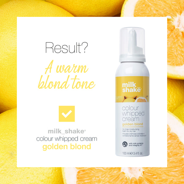 Color Whipped Cream - Golden Blond