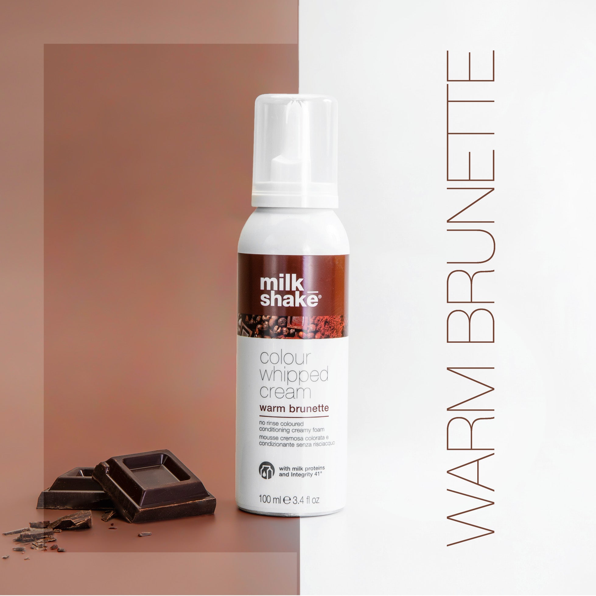 colour whipped cream warm brunette 100ml